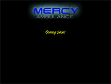 Tablet Screenshot of mercyambulance.com